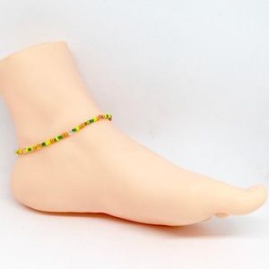 Colorful Anklet, Seed Bead Anklet, Beach